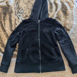 🖤 Harley-Davidson Zip-Up Fleece Hoodie – Size M 🖤